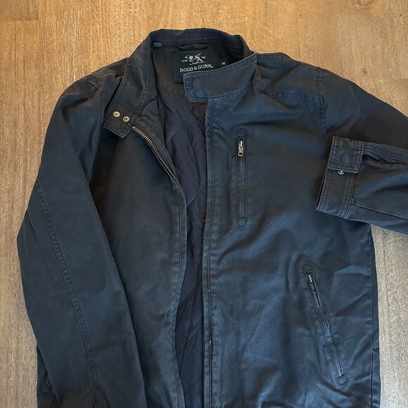 Rodd & Gunn Men’s Medium Heavy Duty Black Jacket, Great Condition - Picture 3 of 13